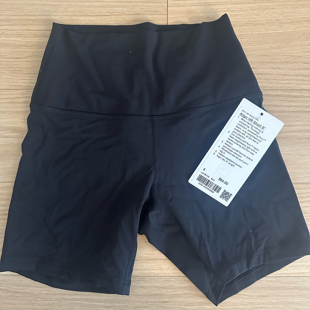 Lululemon Align HR Short 6’ NWT